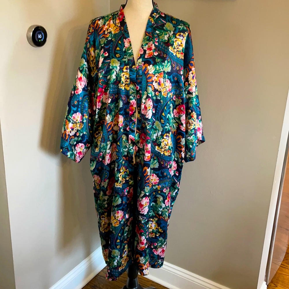 Victoria's Secret kimono wrap dress vintage boho - Picture 1 of 10